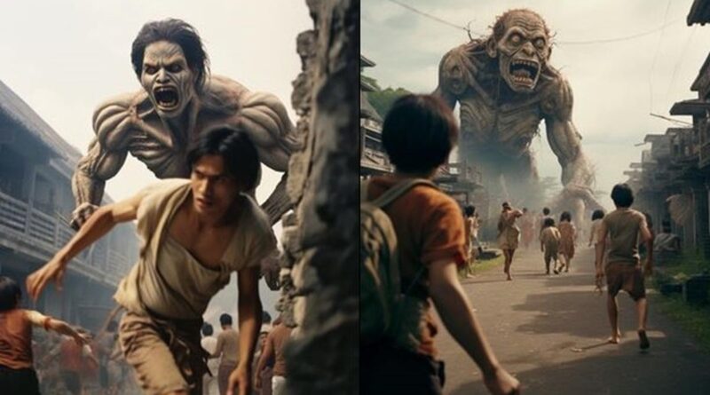 6 Kreasi AI Anime Attack On Titan yang Dibuat Live Action Versi Indonesia, Kelihatannya Mengerikan