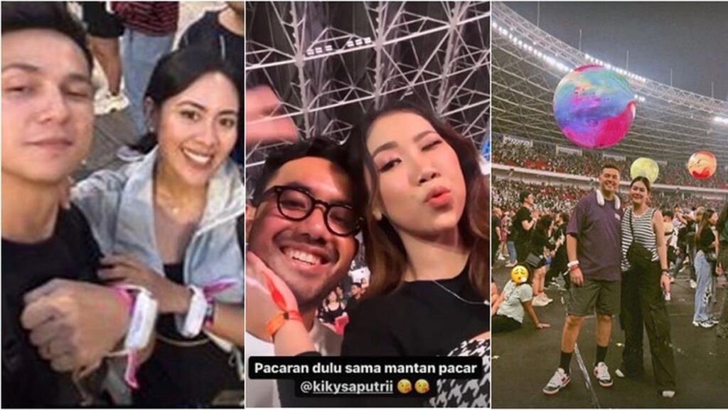 9 Potret Pasangan Artis Menonton Konser Coldplay di Jakarta, Seperti Saat Pacaran