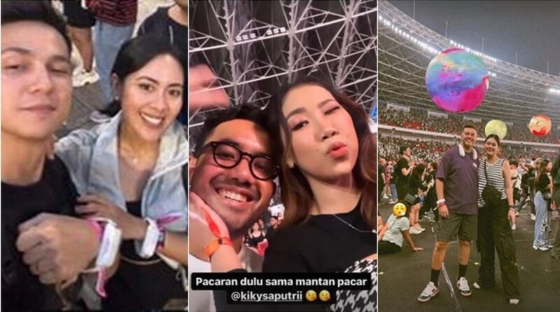9 Potret Pasangan Artis Menonton Konser Coldplay di Jakarta, Seperti Saat Pacaran