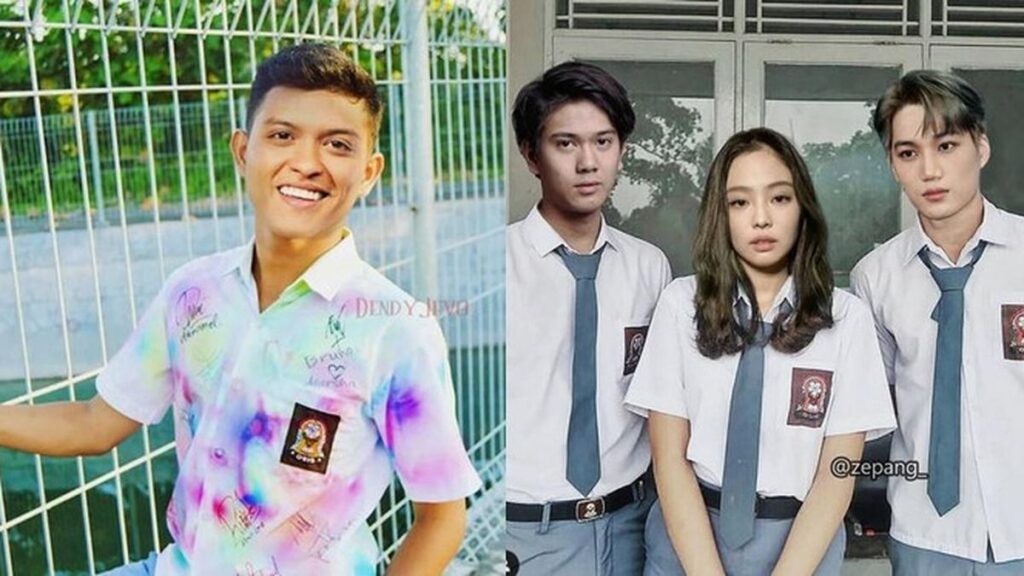 6 Editan Foto Selebriti Dunia Saat Siswa SMA di Indonesia.  Ini Aneh, Lucu