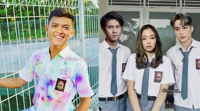 6 Editan Foto Selebriti Dunia Saat Siswa SMA di Indonesia.  Ini Aneh, Lucu