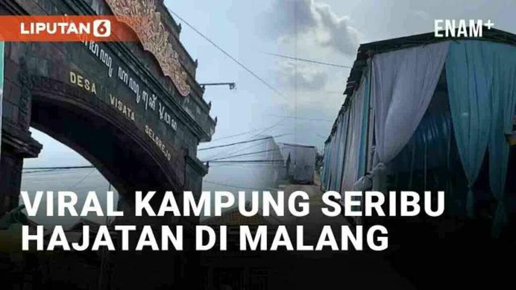 VIDEO: Kampung Seribu Perayaan di Malang Viral, Warga Bersatu dan Mendirikan Tenda di Sepanjang Jalan