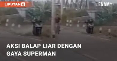 VIDEO: Viral Aksi Balap Liar Dengan Gaya Superman, Warganet Harus Diapresiasi!