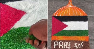 Guru India Membuat Dekorasi Deepavali Bertema Bendera Palestina, Bikin Takjub