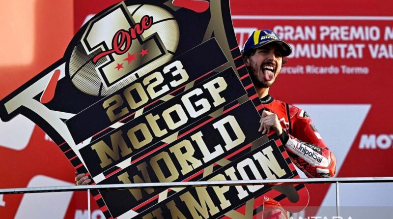 Francesco Bagnaia rebut titel juara dunia MotoGP 2023