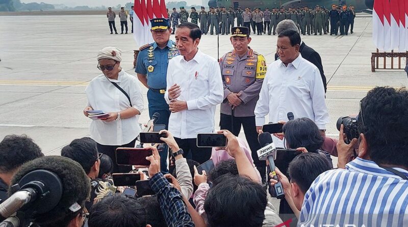 Presiden Jokowi jenguk Luhut di Singapura