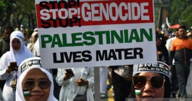Aksi solidaritas untuk Palestina di Bekasi