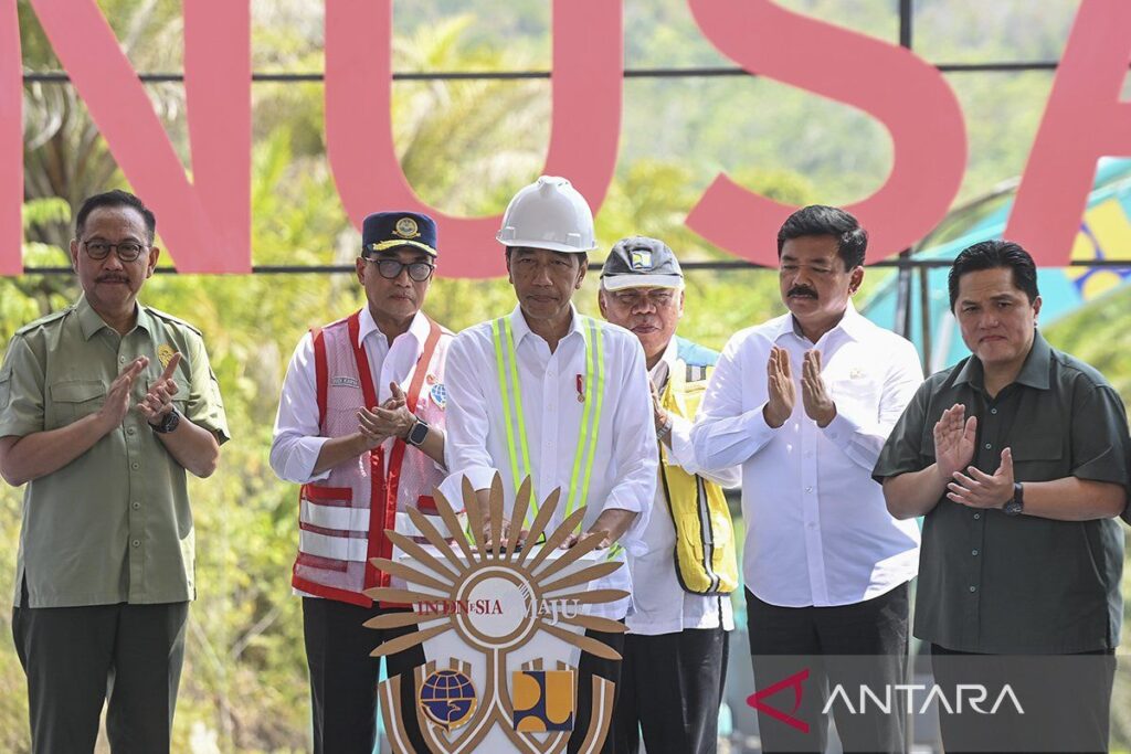 Jokowi resmikan pembangunan bandara IKN