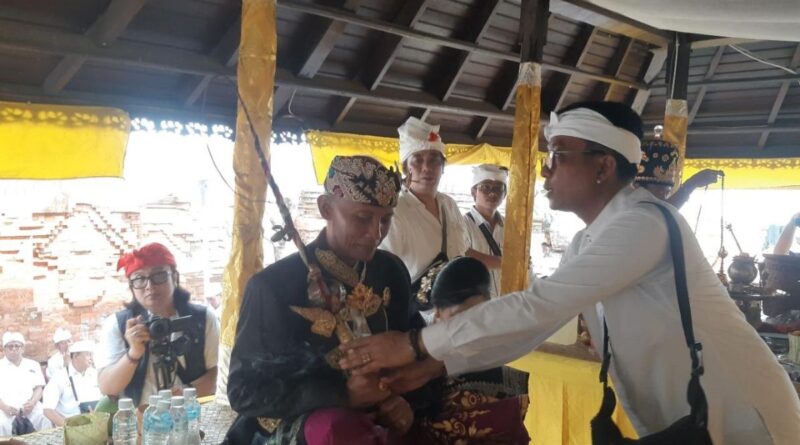 Puri Agung Denpasar gelar ritual penunjukan tetua puri