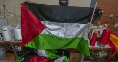 Produksi bendera Palestina di Boyolali
