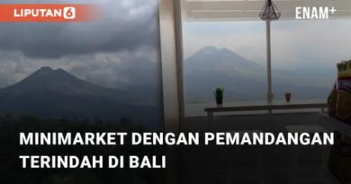 VIDEO: Minimarket Dengan Pemandangan Terindah di Kawasan Gunung Batur, Bali