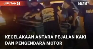 VIDEO: Viral Kecelakaan Antara Pejalan Kaki dan Pengendara Motor di Sleman