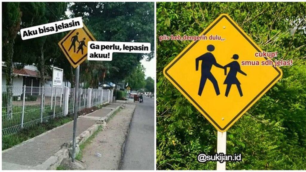 6 Meme Papan Nama Jalanan Ini Kocak Banget, Sukses Bikin Ketawa