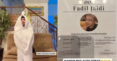 6 Potret Fadil Jaidi Dapat Endorsemen Kain Kafan, Dapat Surat Keterangan Calon Jenazah