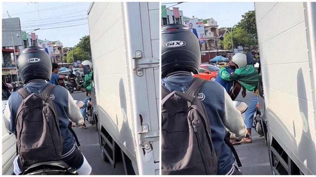 Momen Haru Bertemu Teman di Lampu Merah, Sukses di Jalannya Sendiri