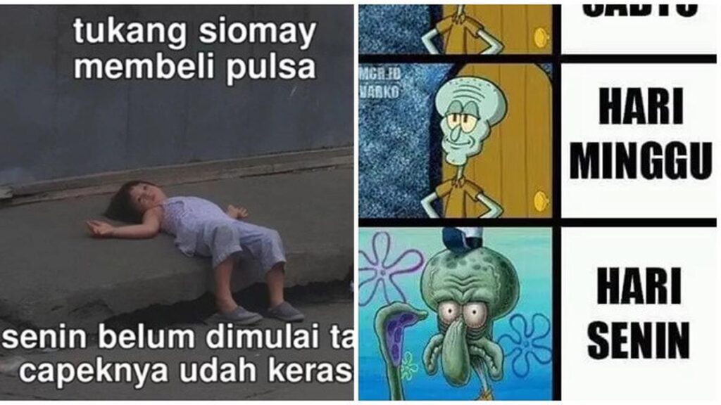 6 Meme Ditemukan Senin Ini Sangat Berhubungan, Sudah Merasa Lelah