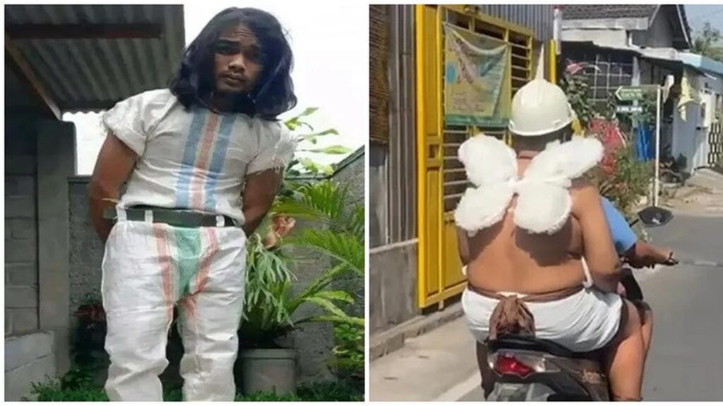 6 Pakaian Putih Aneh Ini Pasti Bikin Kamu Terkejut, Salah Satunya Berbahan Karung Beras