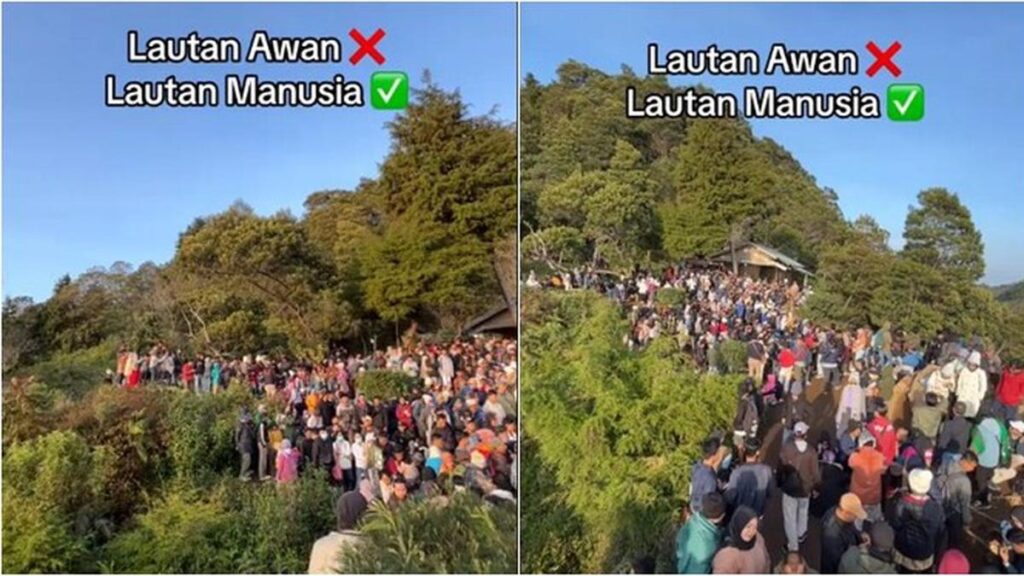 Bukit Sikunir di Dieng penuh orang, niat menyembuhkan malah terjebak kemacetan