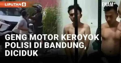 VIDEO: Viral Geng Motor Keroyok Polisi yang Lerai Perkelahian di Bandung, Langsung Diciduk