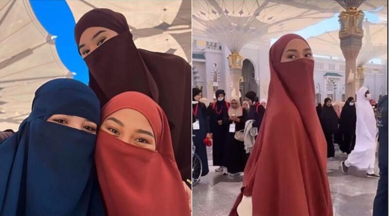 7 Potret Dara Arafah Berkerudung Saat Umrah Dibanjiri Pujian