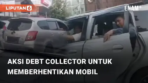 VIDEO: Aksi Berbahaya Debt Collector Untuk Memberhentikan Mobil di Semarang