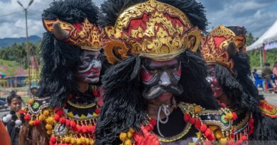 Warga meriahkan kirab budaya Hari Bhakti Transmigrasi