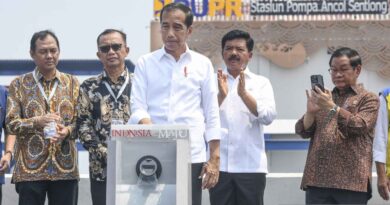Presiden resmikan Stasiun Pompa Ancol Sentiong