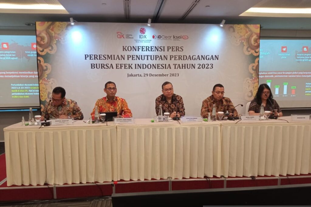 Dana pasar modal RI capai Rp247,06 triliun per 28 Desember 2023