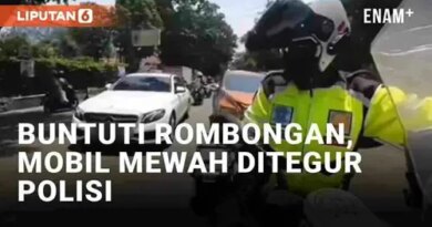 VIDEO: Apes, Sopir Mobil Mewah Kena Tegur Polisi Usai Nekat Buntuti Rombongan Kemendagri