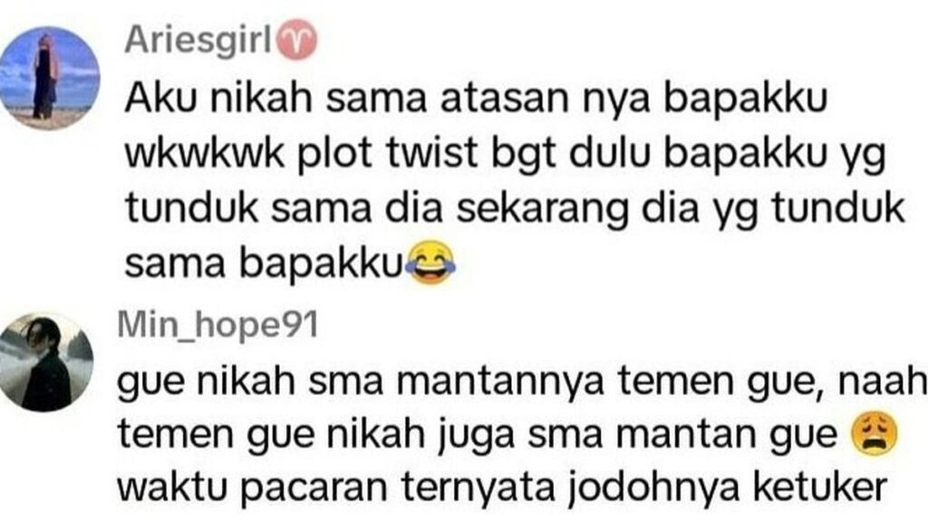 10 Pengakuan Netizen Saat Bertemu Jodoh - Ini Plot Twist Banget