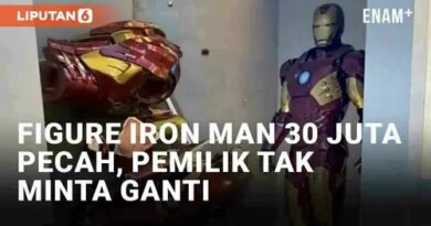 VIDEO: Viral Action Figure Iron Man Rp 30 Juta Pecah Diduga Dijatuhkan Pengunjung Anak, Respon Pemilik Tuai Pujian