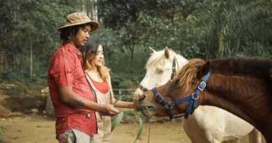 Momen Dodit Mulyanto dan Angelina Ci Bermain dengan Kuda Peliharaan di Rumah Hutan, Seru