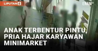 VIDEO: Viral Pria Hajar Karyawan Minimarket Usai Anak Terbentur Pintu, Tuai Pro dan Kontra Warganet