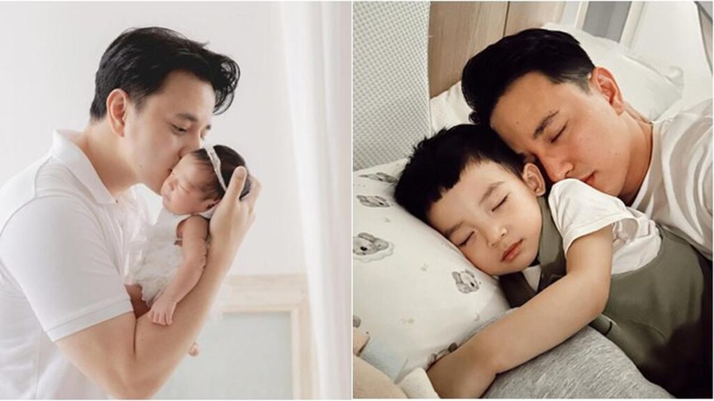 7 Potret Billy Davidson Punya Dua Anak, Menjadi Ayah yang Waspada