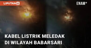 VIDEO: Detik-detik Kabel Listrik Meledak di Wilayah Babarsari Yogyakarta