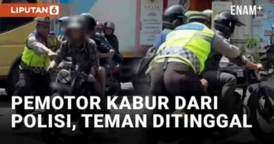 VIDEO: Viral Pemotor Knalpot Brong di Jogja Kabur dari Penertiban Polisi, Teman Ditinggal