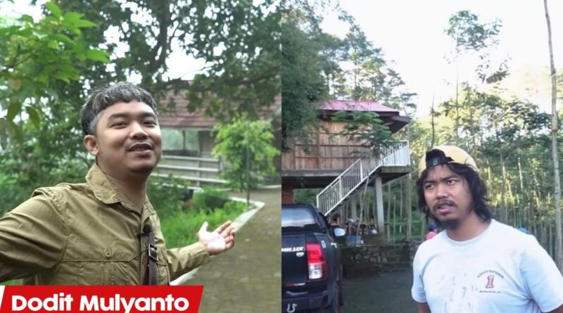 10 Potret Rumah Hutan Dodit Mulyanto, Tempat Penyembuhan Bersama Angelina Ci