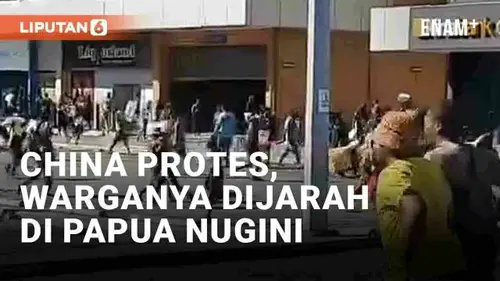 VIDEO: Kerusuhan Hingga Penjarahan di Papua Nugini, China Protes