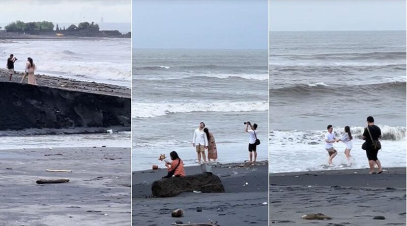 Momen 7 pasangan foto prewedding di satu pantai bikin para jomblo menghela napas