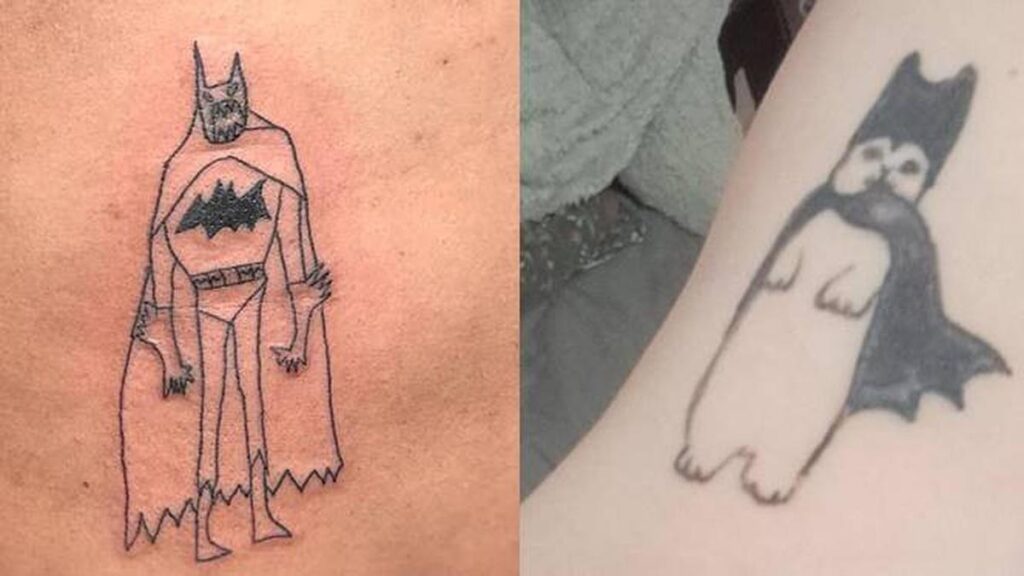 7 Potret Tato Aneh Bertema Batman, Hasilnya Di Luar Ekspektasi