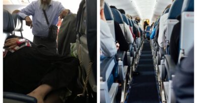 Rela Berdiri 6 Jam di Penerbangan Agar Istrinya Bisa Tidur, Aksi Pria Ini Bikin Lelah