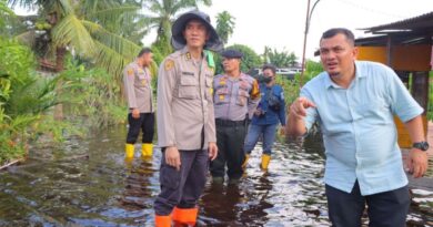 100 TPS di Kabupaten Rokan Hilir terendam