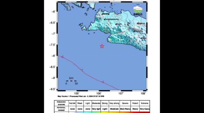 BMKG: Deformasi Lempeng Indo-Australia picu gempa M5,9 selatan Jabar