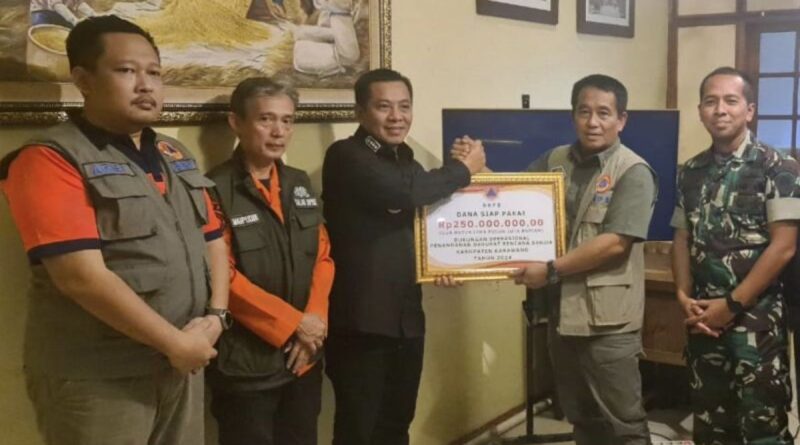 BNPB salurkan Rp250 juta tangani darurat banjir Kabupaten Karawang