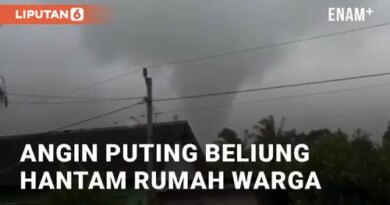 VIDEO: Detik-detik Angin Puting Beliung Hantam Rumah Warga di Yogyakarta