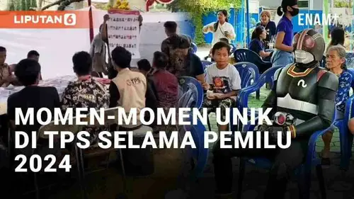 VIDEO: Momen-Momen Unik di TPS Selama Pemilu 2024, Dari Paku Hilang Hingga Sorakan 'Uhuy' untuk Komeng