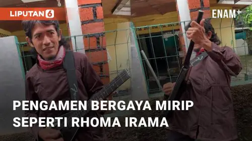 VIDEO: Ngakak, Pengamen di Bogor Bergaya dan Bersuara Mirip Seperti Rhoma Irama