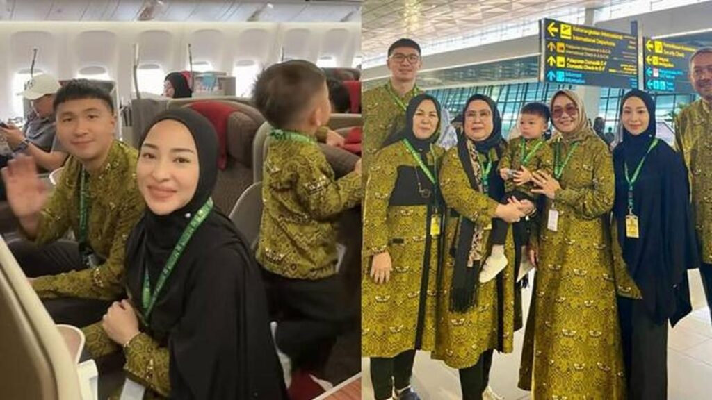 7 Potret Nikita Willy Jalani Umroh Bersama Keluarga Besar, Sosok Baby Izz Menggemaskan