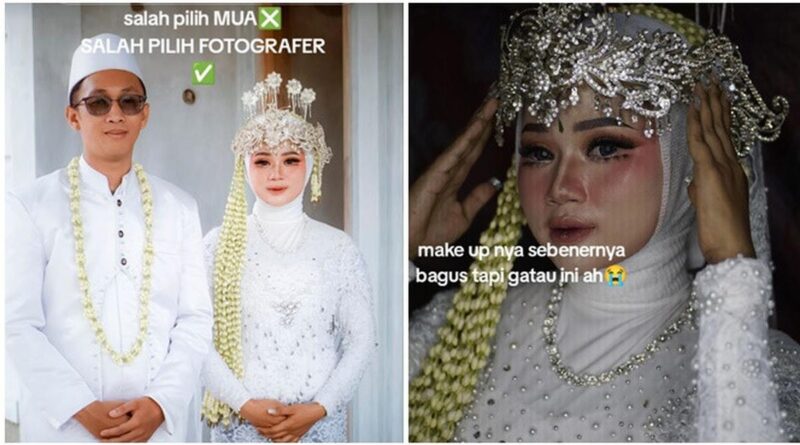 Viral Pengantin Wanita Salah Pilih Fotografer Pernikahan, 6 Foto Bikin Gosok Dada