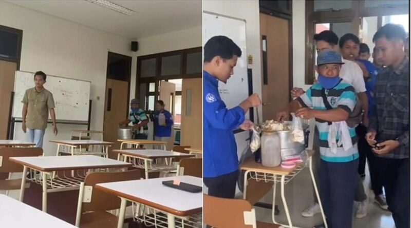 Viral Dosen Jamu Siomay kepada Mahasiswa, Penjual Datang ke Kelas